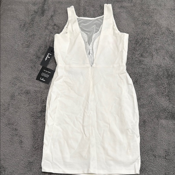 Lulu's Ivory Lace Dress - Picture 2 of 5